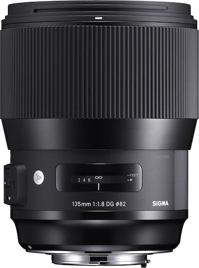 Sigma Full Frame Camera Lens 135mm f/1.8 DG HSM Art Telephoto for Nikon F Mount Black