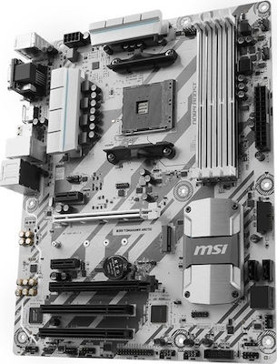 MSI B350 Tomahawk Arctic Placă de bază ATX cu AMD AM4 Socket