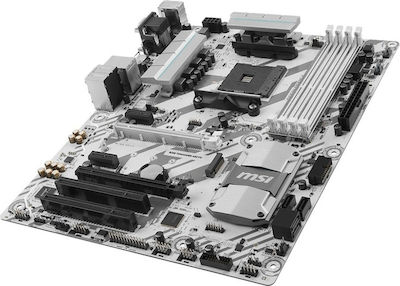 MSI B350 Tomahawk Arctic Placă de bază ATX cu AMD AM4 Socket