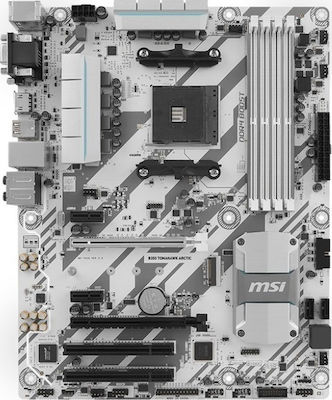 MSI B350 Tomahawk Arctic Placă de bază ATX cu AMD AM4 Socket