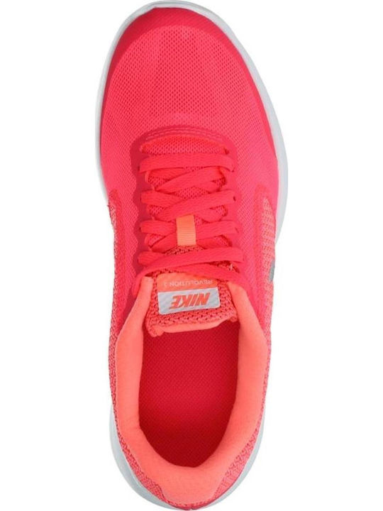 Revolution Revolution 3 GS Kids Sports Shoes Running with Laces Fuchsia
