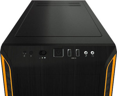 Be Quiet Pure Base 600 Window Gaming Midi Tower Computer Case Orange