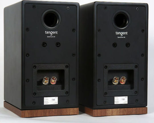 Tangent Spectrum X4 Ζεύγος Ηχείων Hi-Fi Βιβλιοθήκης 100W 2 Δρόμων Π14.6xΒ19.8xΥ27.5εκ. Μαύρο