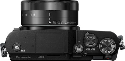 Panasonic Spiegellose Kamera Lumix GX800 Micro Four Thirds (4/3") Kit (G Vario 12-32mm F3.5-5.6 Asph. Mega OIS)