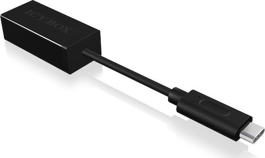 Icy Box IB-AC535-C Αντάπτορας Δικτύου USB-C με Ενσύρματη Σύνδεση Ethernet