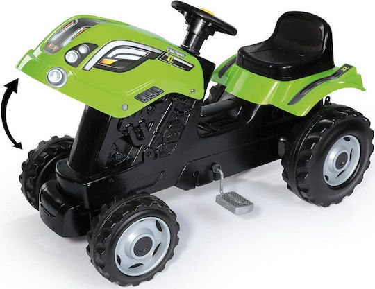 Kids Foot-to-Floor Ride On Tractor with Trailer & Pedal Farmer XL Green