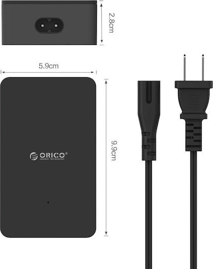 Orico 40W Черен (CSE-5U-BK)