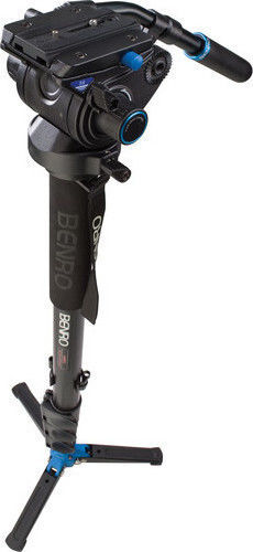 Benro Benro Photography & Video Monopod A48FDS6 Aluminum with Tripod Base with Hydraulic Head and 6kg Maximum Load