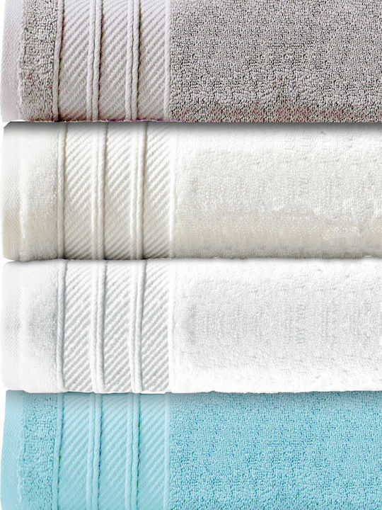 Anna Riska Bath Towel Soft 420378 70x140cm. Sky Blue Weight 600gr/m²