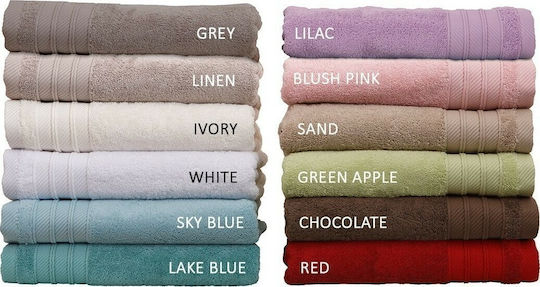 Anna Riska Σετ Πετσέτες Μπάνιου 3τμχ Soft Red Βάρους 600gr/m²