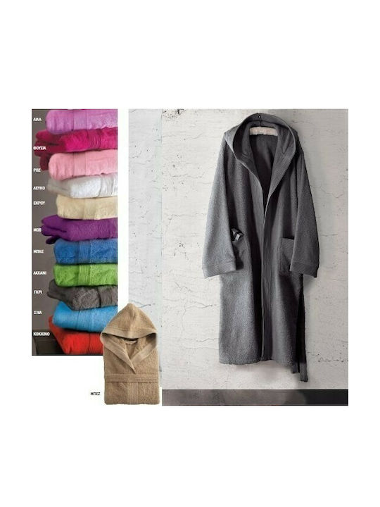 Rythmos Amadeus Bathrobe with Hood Blue 420gr/m²