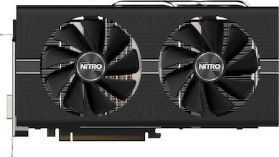 Sapphire Radeon RX 580 8GB GDDR5 Nitro+ Κάρτα Γραφικών PCI-E x16 3.0 με 2 HDMI και 2 DisplayPort