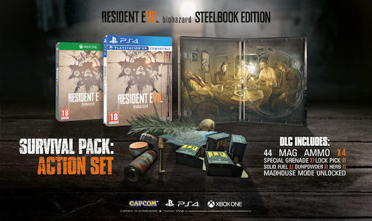 Resident Evil VII Biohazard Steelbook Edition XBOX ONE Game (Used)