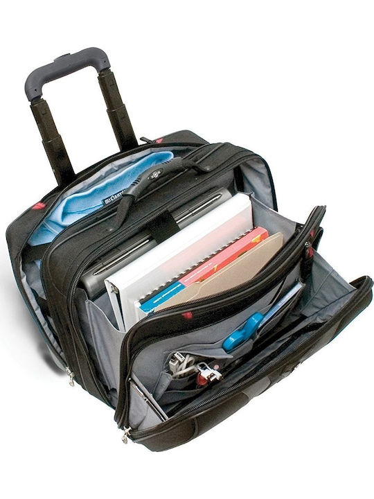 Wenger Granada Τσάντα Laptop 17" με Ροδάκια Μαύρη