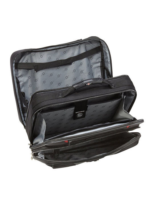 Wenger Granada Τσάντα Laptop 17" με Ροδάκια σε Μαύρο χρώμα