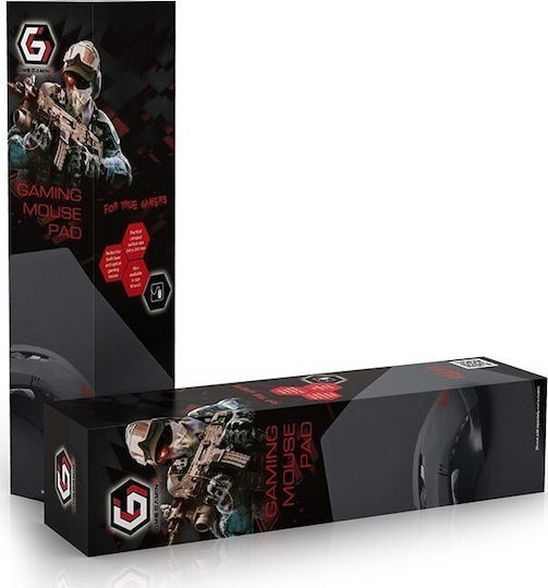 Gembird MP-GAME-M Gaming Mouse Pad Medium (350mm) Black