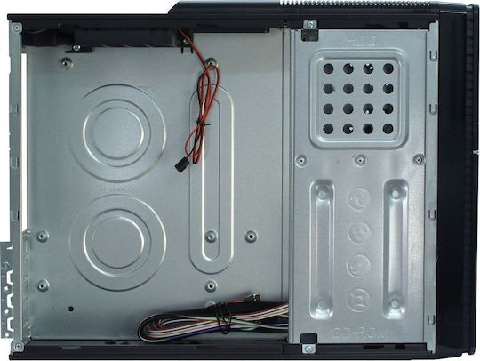 Inter-Tech It-607 Desktop Sw Мини Кула Компютърна Кутия Черна