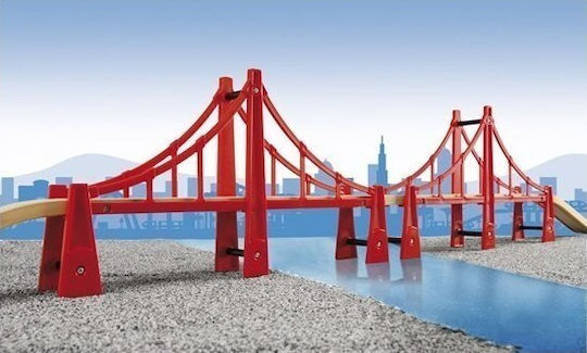 Brio Toys Double Suspension Bridge Αξεσουάρ Σιδηρόδρομου για 3+ Ετών