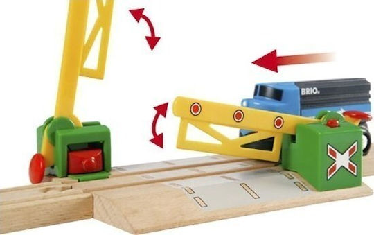Brio Toys Action Crossing Αξεσουάρ Σιδηρόδρομου για 3+ Ετών
