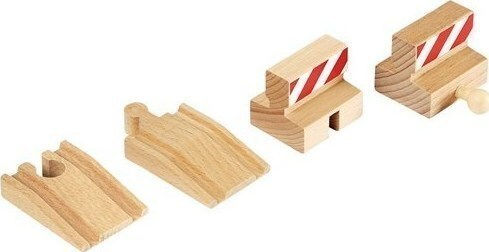 Brio Toys Ramp & Stop Track Pack Railroad Tracks