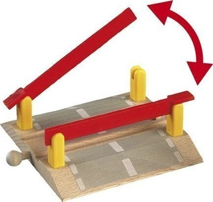 Brio Toys Railway Crossing Αξεσουάρ Σιδηρόδρομου από Ξύλο για 3+ Ετών