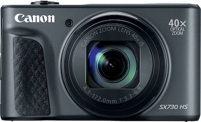 Canon PowerShot SX730 HS Compact Φωτογραφική Μηχανή 20.3MP Οπτικού Ζουμ 40x με Οθόνη 3" και Ανάλυση Video Full HD (1080p) Μαύρη