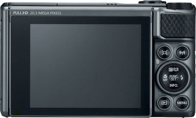 Canon PowerShot SX730 HS Compact Φωτογραφική Μηχανή 20.3MP Οπτικού Ζουμ 40x με Οθόνη 3" και Ανάλυση Video Full HD (1080p) Μαύρη