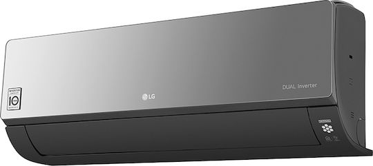 LG ArtCool Mirror BP Air Conditioner Inverter 9000 BTU A++/A+ with Ionizer and WiFi Black