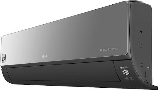 LG ArtCool Mirror BP Air Conditioner Inverter 9000 BTU A++/A+ with Ionizer and WiFi Black