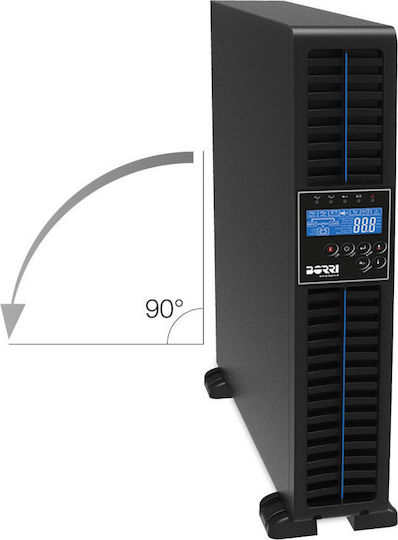 Borri Galileo RT 3000VA/2700W (IEC) UPS On-Line 2700W with 6 AC Outlets