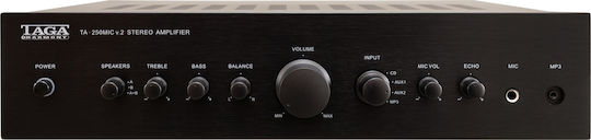 Taga Harmony TA-250MIC v.2 Ολοκληρωμένος Ενισχυτής Hi-Fi Stereo 50W/4Ω 40W/8Ω Μαύρος