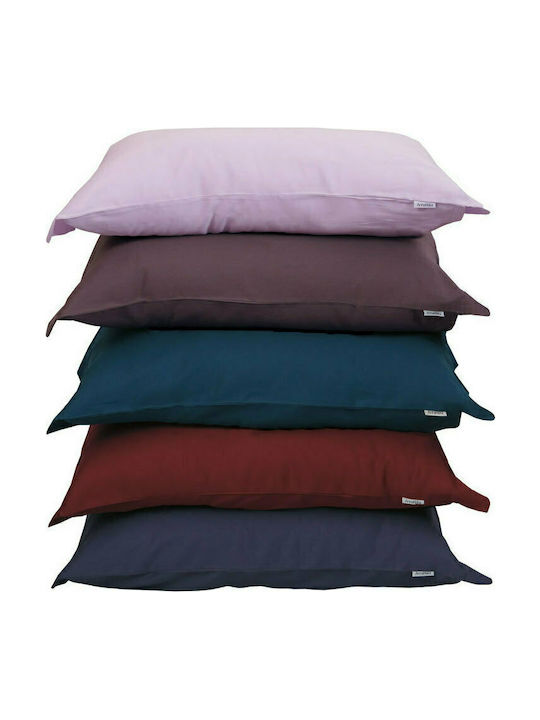 Anna Riska Deluxe Pillowcase Set Oxford 2 Mocca 52x72cm.