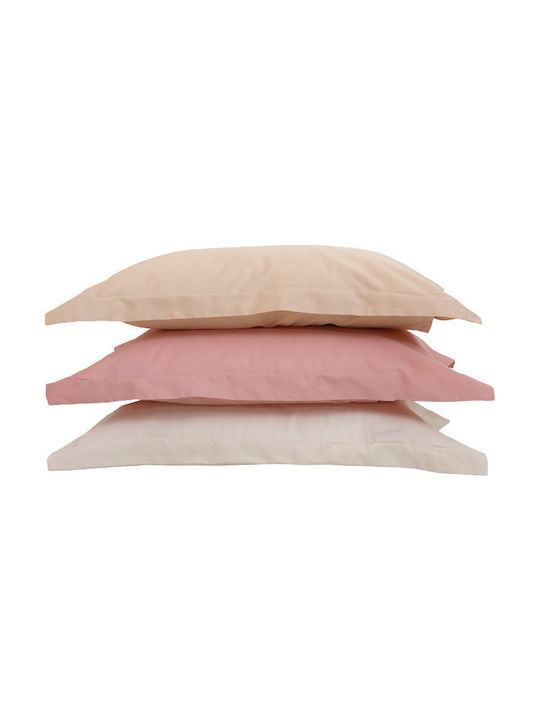 Anna Riska Luxury Pillowcase Set Oxford 7 Beige 50x70cm.