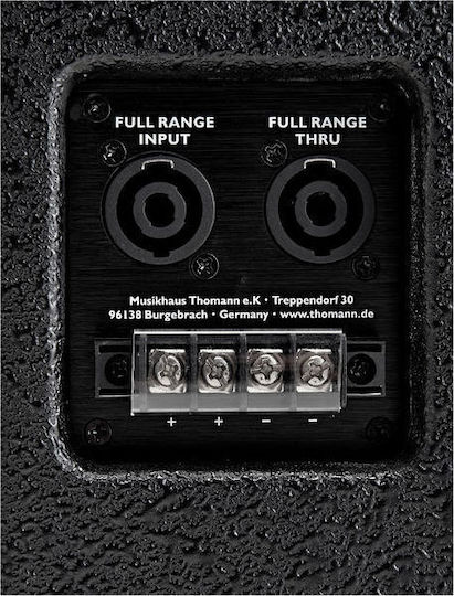 The Box Pro Achat 206 Пасивен Говорител PA 250W με Woofer 6" 20x22x57εκ. σε Черен Χρώμα