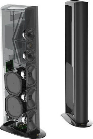 GoldenEar Triton Reference Paar Hi-Fi Lautsprecher Boden 750W 3 Anzahl von Fahrern B23.36xT47.6xH147.27cm. Schwarz