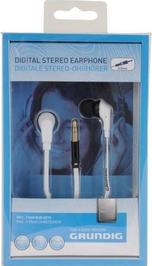 Grundig Ακουστικά Ψείρες In Ear 48565 Μαύρα
