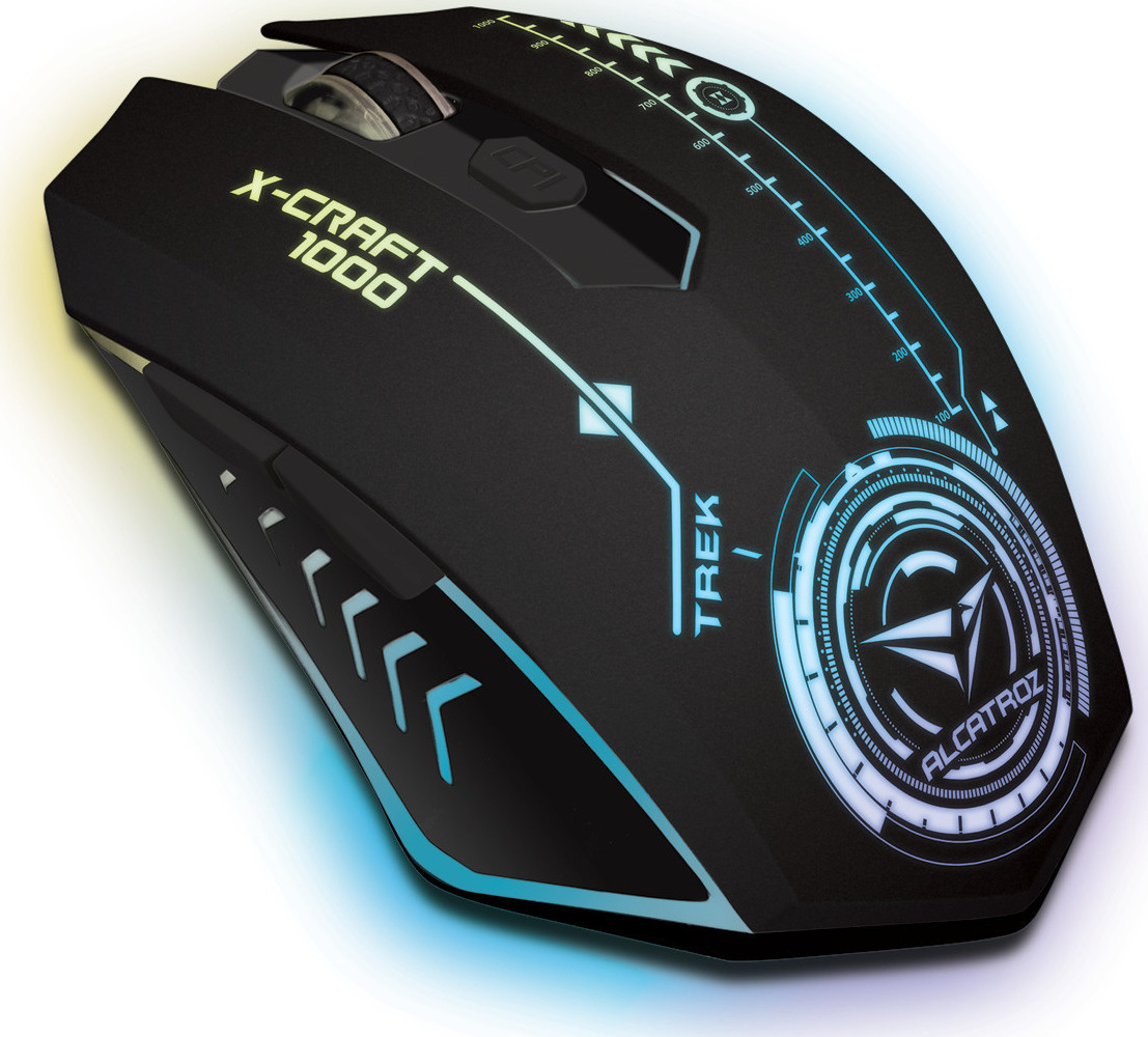 Alcatroz XCraft AIR Trek 1000 Ασύρματο Gaming Ποντίκι Μαύρο Skroutz.gr