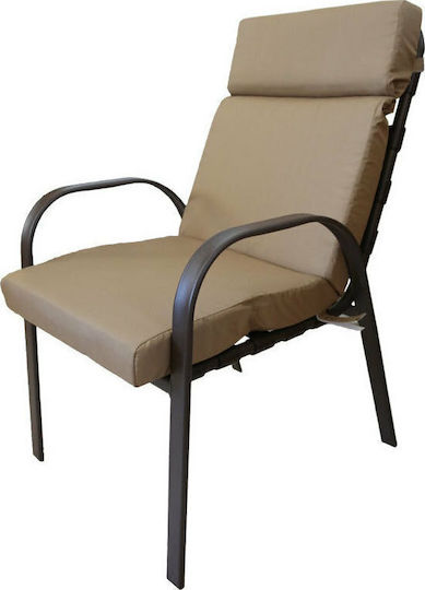 Καρέκλα Stella Καφέ 72x57x92εκ.