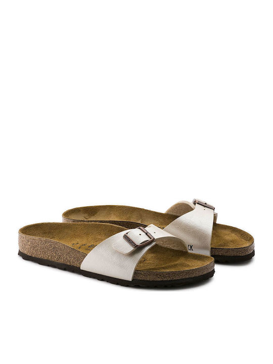 Madrid Birko-Flor Women's Flat Sandals Anatomic Graceful Antique Lace Narrow Fit