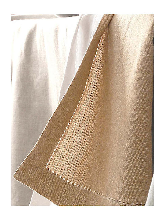 Rythmos Kariert Inez Beige 140x140cm