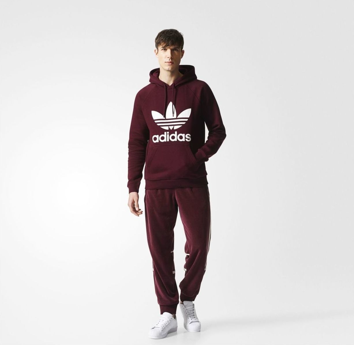 adidas repeat trefoil hoodie