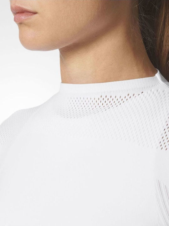Women's Summer Warpknit Slim Tee with 3/4 Sleeve White