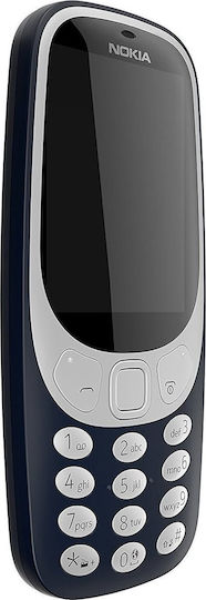 Nokia 3310 2017 Dual SIM (16MB) Κινητό με Κουμπιά (Ελληνικό Μενού) Dark Blue