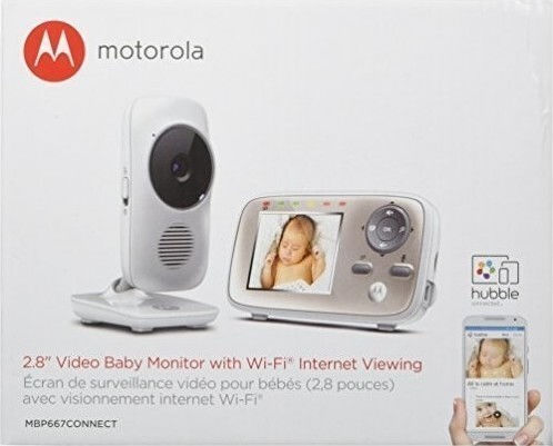 Motorola Wireless Baby Monitor with Camera & Screen 2.8" with Two-Way Audio & Lullabies