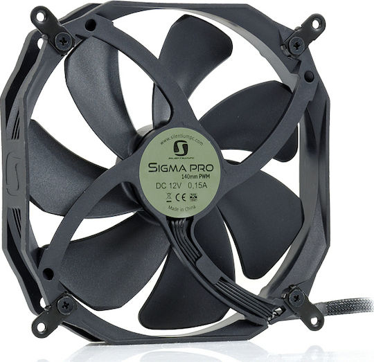 SilentiumPC Sigma Pro 140 Ventilator Carcasă cu Conexiune 4-Pin PWM 1buc