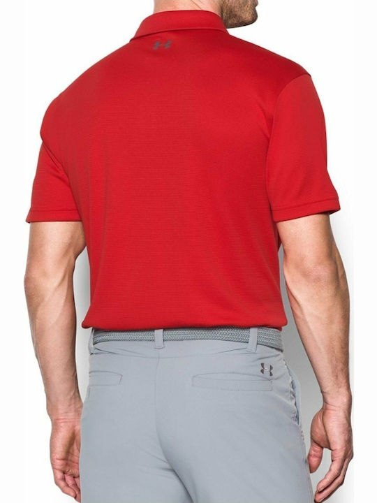 Under Armour Tech Herren Kurzarmshirt Polo Rot