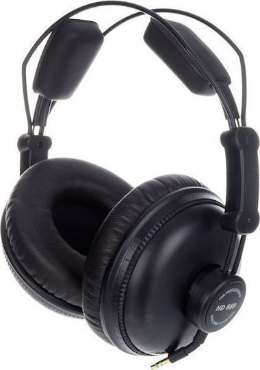 Superlux HD669 Ενσύρματα Over Ear Ακουστικά Μαύρα