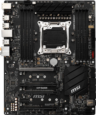 MSI X299 Raider ATX Дънна платка с Intel 2066 Гнездо