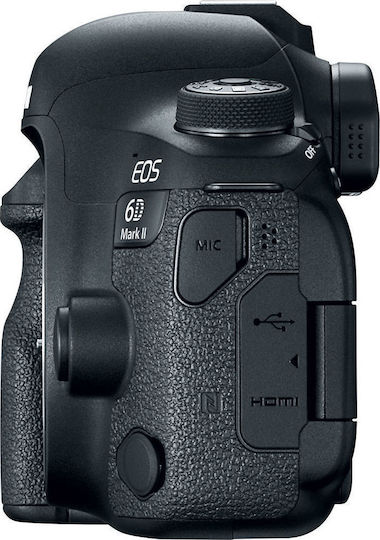 Canon DSLR Φωτογραφική Μηχανή EOS 6D Mark II Full Frame Body Black