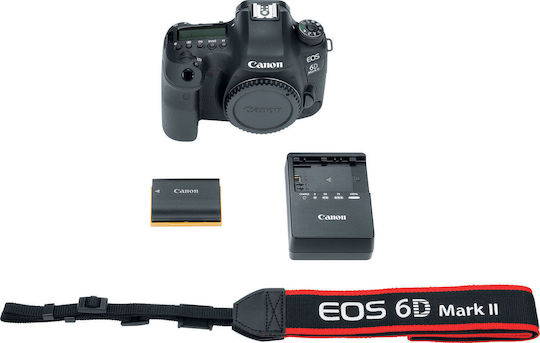Canon DSLR Φωτογραφική Μηχανή EOS 6D Mark II Full Frame Body Black